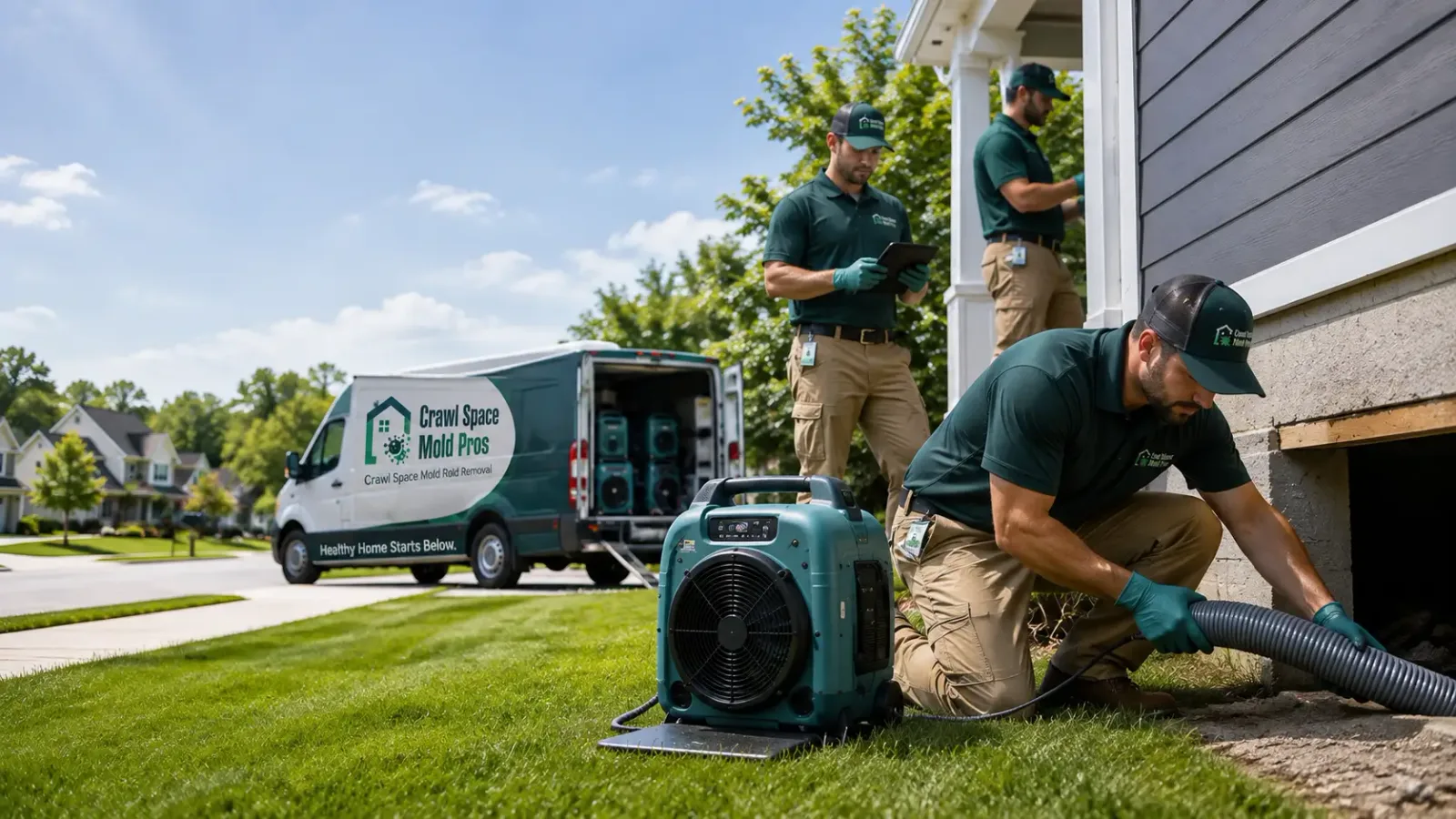 Crawl Space Mold Removal in Harvey, IL